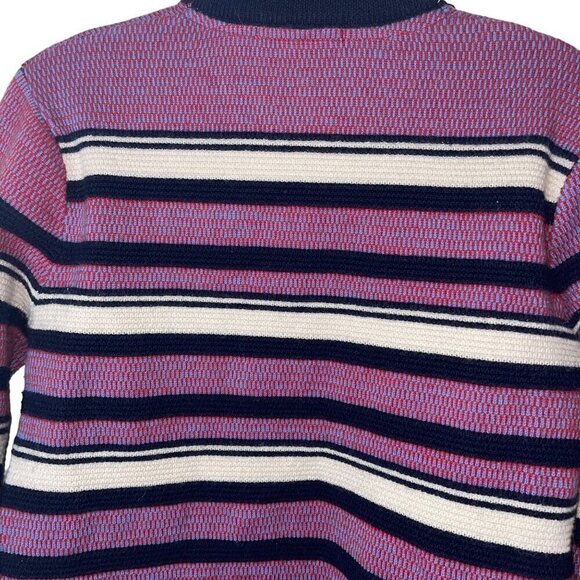 Scotch And Soda Mens Sweater Size Medium Purple Funnel Knit Crewneck China - Picture 4 of 10